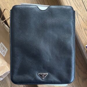 Never used Black textured iPad case